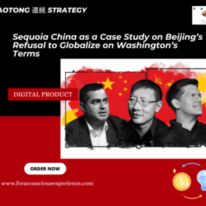 Sequoia China as a Case Study on Beijing’s Refusal to Globalize on Washington’s Terms