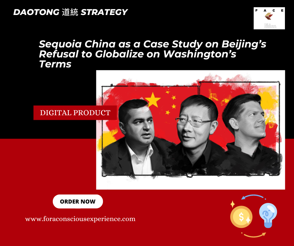 Sequoia China as a Case Study on Beijing’s Refusal to Globalize on Washington’s Terms